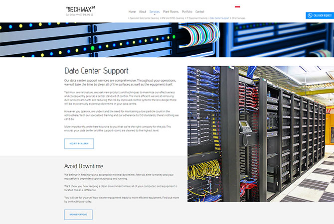 Strona internetowa dla Techmax Ltd - zdjęcie 3