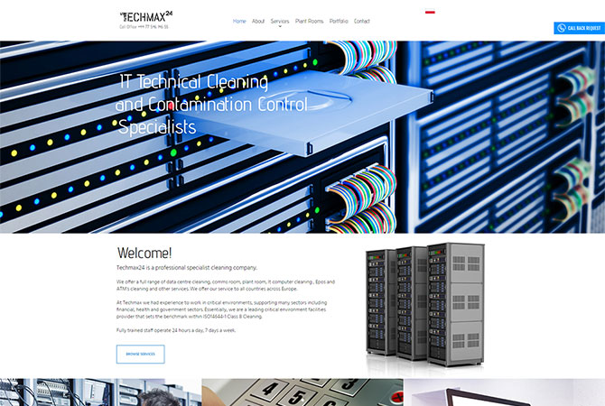 Strona internetowa dla Techmax Ltd - zdjęcie 1